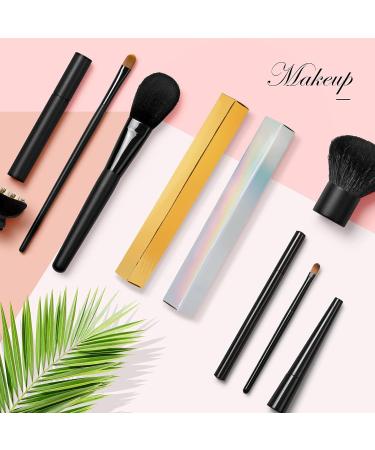 Holographic Gold Eyeliner and Lip Gloss Packaging Box Set - 50 Pieces | Makeup Sample Wrapping Storage for Gifts and Business | DIY Twist Pen Holder | 14.5 x 1.6 x 1.6cm - Buy Online on GoSupps.com