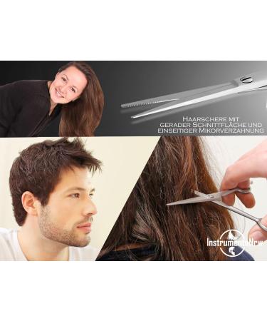 Premium Solingen Hair Scissors - Sharp Micro-Toothed Stainless Steel 15.24 cm - Made in Germany for a Perfect Cut - Buy Online on GoSupps.com