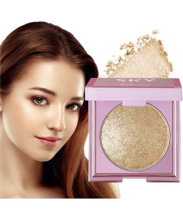 Face Highlighter | 8g Water Resistant Eyelids Highlighting Powder | Long Wear Cosmetics for Collarbone Body Arms Legs Brightening Highlighter for Easter Tmay #03 - Buy Online on GoSupps.com