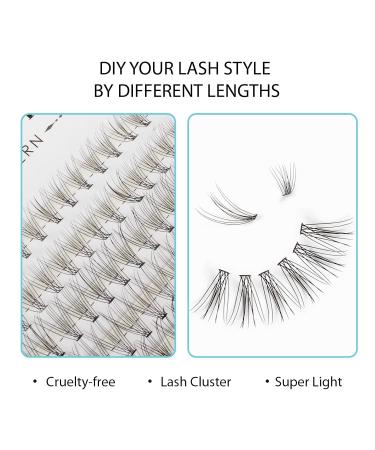 Oreola 20D Individual False Eyelash Extensions - 0.07D 8-15mm Mixed Length Reusable DIY Cluster Lashes - Buy Online on GoSupps.com