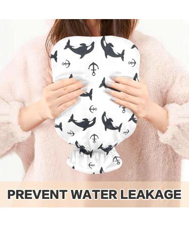 Naanle Whale Anchor Hot Water Bottle - 1L Transparent Heat Bottle for Bed & Hand Warmers | Pain Relief & Cold Therapy - Buy Online on GoSupps.com