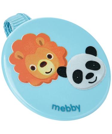 Mebby 92561 teat clip blue with animal motif