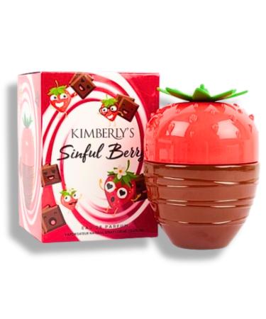 KIMBERLY SINFUL BERRY EAU DE PARFUM POUR FEMME 3.4 FL. Oz. fruity floral fragrance for women