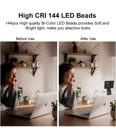 King Ma Video Conferencing Lighting: Portable LED Clip Light for Zoom Calls, Remote Working, and Live Streaming - Buy Online on GoSupps.com