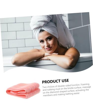 Silicone Bath Towel | Exfoliating Body Scrubber & Shower Brush | Soft Silicone Loofah Back Strap | Healeved - Buy Online on GoSupps.com