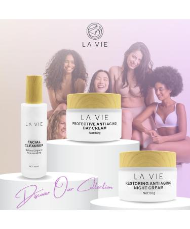 Buy La Vie Rejuvenating Facial Cleanser - Anti-Aging Face Wash with Caffeine & Aloe Vera for Women - Shipping Worldwide - 100ml/3.38Fl Oz - Buy Online on GoSupps.com