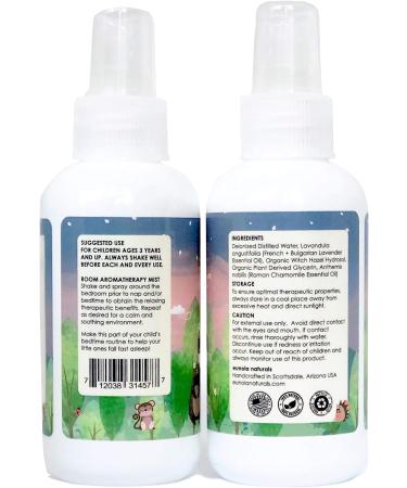 Kid's Lavender Sleep Spray - Lavender & Chamomile Essential Oils - Safe, Kid-Friendly Aromatherapy Mist - 4oz - Buy Online on GoSupps.com