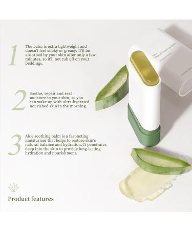 Grospe Organic Aloe Vera Gel Stick for Face & Body Pure Aloe Gel Ideal for Hydrating Soothing for Dry Skin Anti-Wrinkle Acne Scars Soothing After Sun Care Relief - Buy Online on GoSupps.com