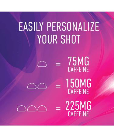 Energy Boosters: GummiShot Plant-Based Caffeine Gummies - 225mg per Pouch (3-Pack) - Buy Online on GoSupps.com