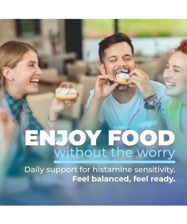 NATURALABS DAO Supplements Histamine Blocker DAO Enzyme + Diamine Oxidase & Vitamin C for Gut Health & Food Support 60 Servings - 1 Capsule Before Meals for Histamine Intolerance - Buy Online on GoSupps.com
