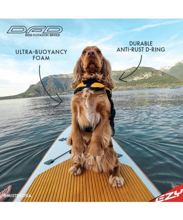 Ezydog DFD Life Jacket for Dogs - Adjustable Dog Swimming Vest with Handle & Reflectors (Large Red) - Best Safety Life Jackets for Dogs - Buy Online on GoSupps.com