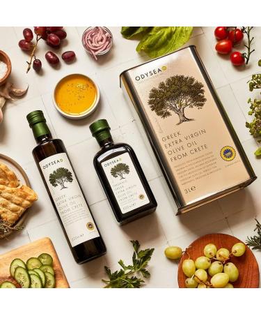 Odysea PGI Extra Virgin Olive Oil 750ml Glass Bottle - Premium Quality EVOO - Buy Online on GoSupps.com