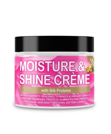 Gold Banner Beauty GOOD2GRO Moisture & Shine Cr me - 4oz | Vegan Formula Softens Adds Body Bounce & Shine | Seals Moisture Protects & Reduces Frizz & Breakage | Cruelty-Free Hair Care Essential