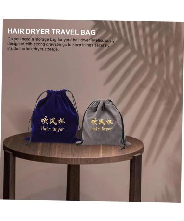 Healeved 6 Pcs Storage Bag Celofane Bags Makeup Travel Bag Hairdryer Bag Drawstring Bag Hair Dryer Velvet - Buy Online on GoSupps.com