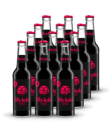 Fritz-Kola Superzero Case (12x330ml) Vegan Gluten Free Fizzy Drink