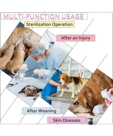 Pumyporeity Dog After Surgery One-Piece Suit | Wound Protection for Dogs | Cone Alternatives - Pink Stripes (S) - Buy Online on GoSupps.com