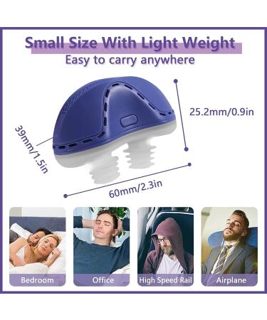 Mini Electric Anti Snoring Device | USB Rechargeable | Improve Breathing | Blue | 60 x 25.2 x 39mm - Buy Online on GoSupps.com