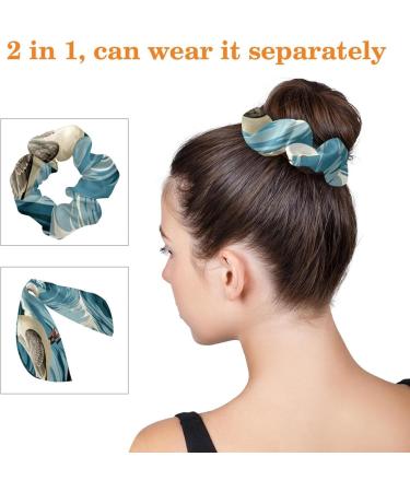 6 Pieces Bow Hair Scrunchies Rabbit Bunny Ear Scrunchies Baseball Pattern Bow Bowknot Scrunchies Bobbles Elastic Hair Ties Ropes Ponytail Holder Accessories for Women Girls Color 2 - Buy Online on GoSupps.com
