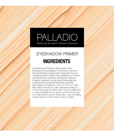 Palladio Eyeshadow Primer | Prevents Creasing, Enhances Shadow Vibrancy | Infused with 5 Herbal Extracts | Sheer Finish | Easy Application - Buy Online on GoSupps.com