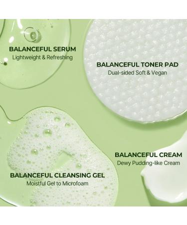 Torriden BALANCEFUL Cica Trial Kit | Vegan Gotu Kola Skincare 4-Step Regimen | Hypoallergenic Korean Skincare for All Skin Types - Buy Online on GoSupps.com