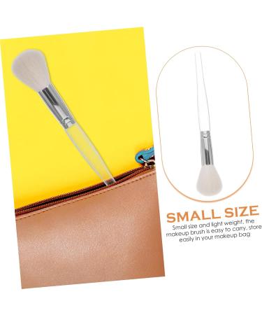 Healeved Wool Makeup Brush Blush Brush Women Makeup Tools Small Brush for Makeup Facial Makeup Brush Powder Brush for Loose Powder Cosmetic Make up Face Powder Brush Plastic Handle 17.50X3.00X2.50CM As Shown - Buy Online on GoSupps.com