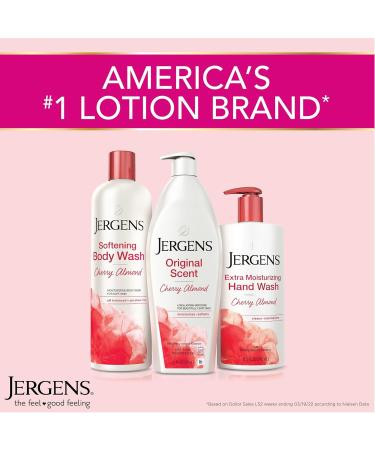 Jergens Original Scent Dry Skin Body Lotion Hand and Body Moisturizer Cherry Almond Essence Dermatologist Tested 2 Oz Pack of 20 - Buy Online on GoSupps.com