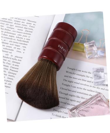 Beavorty dusters for cleaning Hair Cutting Brush Neck Duster Neck Brush Salon Brush hair brush face Wooden M Red - Buy Online on GoSupps.com