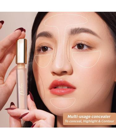 Oulac Concealer Concealer for dark circles Hydrating Concealer Infused with Hyaluronic Acid vegan concealer 3.8ml Shade: W9 Deep Deep (W9) - Buy Online on GoSupps.com