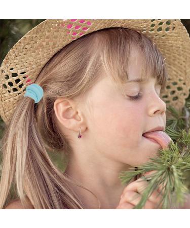 100 Pieces Small Elastic Hair Ties for Kids - Colorful Mini Hairbands for Girls & Babies - Buy Online on GoSupps.com