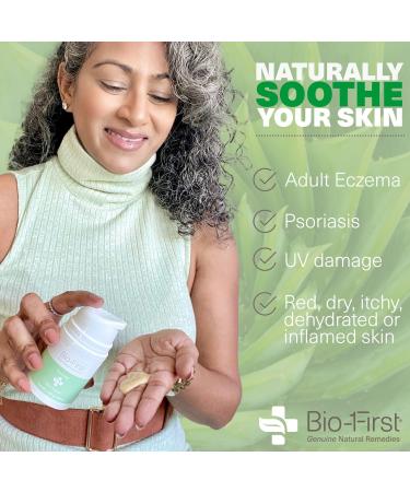 Bio-First Manuka Honey Skin Saver UMF10+ 50ml - Natural Gel Moisturizer for Eczema, Psoriasis, and Irritated Skin - Gluten-Free Formula for Adults - Buy Online on GoSupps.com