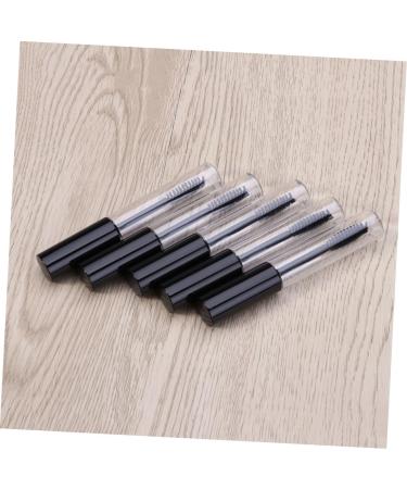  PLAFOPE PLAFOPE 5 Pieces Empty Eyelash Tube with Black Cap Transparent Mascara Container for Homemade Eyelash Cream Portable Clearly Visible for Storage - Buy Online on GoSupps.com