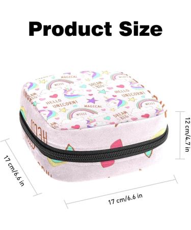 Buy Women's Bonds Storage Pockets Stillpad Holder - Pink Unicorn & Stars Portable Period Kit | Feminine Product Bag for Women & Girls - Buy Online on GoSupps.com