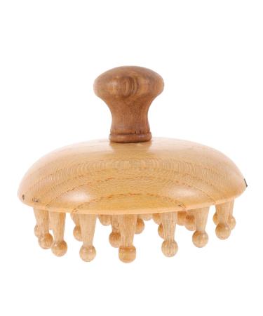 Baluue Mushroom Shaped Wooden Massager Full Body Massager Brush Massager For Anti Muscle Relief Scalp