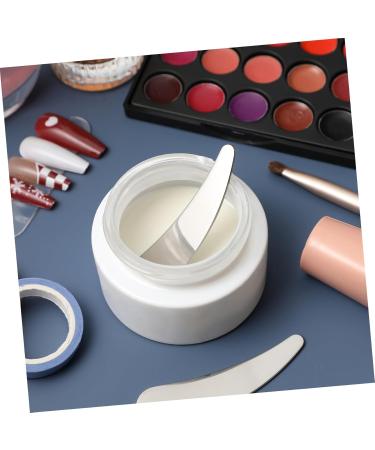 Gogogmee 2pcs Cosmetic Spatula Face Cream Scoop Cosmetics Spatula Face Spatula Mini Spatula for Cosmetics Makeup Spatula Small Make up Spatula Tool Metal Makeup Spatula Esthetician Supplies - Buy Online on GoSupps.com