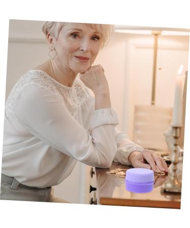 Ipetboom 1 Set Cream Box Makeup Container Molde De Para Resina Silicone Containers Leakproof Cosmetic Jar Travel Containers Silicone Cream Jar Travel Size Little Cream Purple Silica Gel 6.5X6.5X4.5CM Purple - Buy Online on GoSupps.com