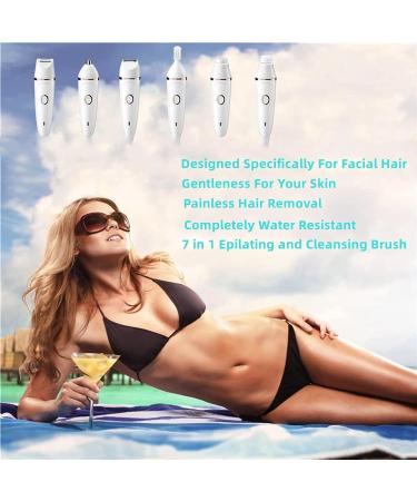 LILOVE Pluxy Hair Removal for Face Epil Pro 3.0 - 7 in 1 Women's Facial Epilator Set for Lasting Hair-Free & Smooth Face - Buy Online on GoSupps.com