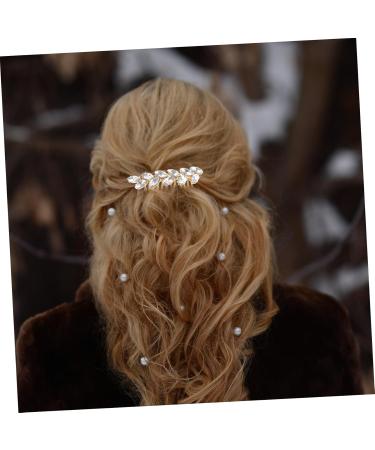 Beaupretty Fashionable Diamond Hair Accessories Hair Clip Hair Barrettes Hair Pin Bridal Headpiece Hair Accessories for Women Hair Side Comb Crystal Hair Comb Wedding Bride - Buy Online on GoSupps.com