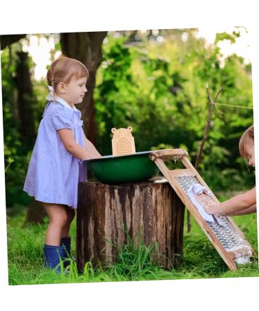 Buy FOMIYES Mini Wooden Washboard - 1pc Laundry Clothes Washing Board (17x10cm) for Home Use | International Shipping Available - Buy Online on GoSupps.com