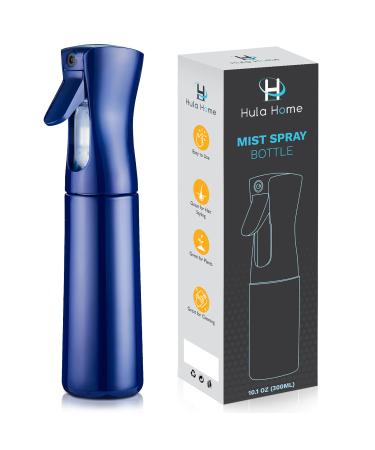 Continuous Spray Bottle for Hair & Plants (10.1oz/300ml, Blue) Great Small Mist Atomizer for Styling, Cleaning, Salons, Face, Scents, & Skin Care, Ultra Fine Water Mister Blue - 10.1oz/ 300ml