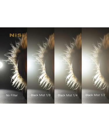 NiSi 82mm Black Mist 1/8 Lens Filter | Soften Images & Enhance Atmosphere | Ideal for Dreamy Cinematic Photography & Videography - Buy Online on GoSupps.com