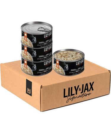 Chicken with Apple - Premium Canned Cat Wet Food - Cat All Ages by Lily & Jax (Pack of 24 x 85g) - Buy Online on GoSupps.com