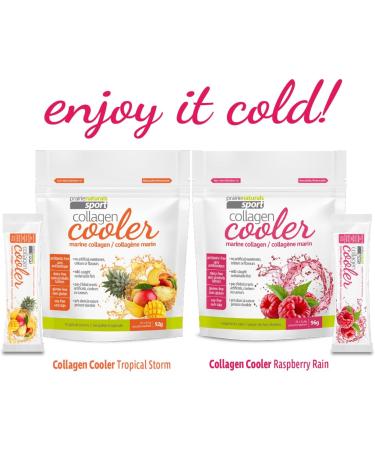 Prairie Naturals Marine Collagen Cooler Raspberry Rain Flavour 6.4g x 15 packs. Antibiotic free dairy free gluten free soy free no artificial sweeteners wild-caught sustainable fish. - Buy Online on GoSupps.com