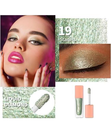 Oulac Metallic Mint Green Glitter Eyeshadow - Vegan & Cruelty-Free Sparkly Eye Makeup - 5.4g - Buy Online on GoSupps.com