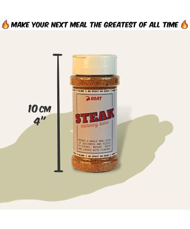 Steak Seasoning Blend - 75g Shaker. Elevate your steak game with this premium spice blend. Handcrafted Seasoning. - Buy Online on GoSupps.com