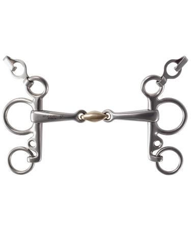 St bben bit 2240 Pelham double broken 14.5 cm - 14 mm - Sweet Copper centerpiece - Buy Online on GoSupps.com