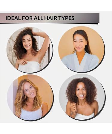 Luxe Beauty Essentials Microfiber Hair Towel - Absorbent Plush Towel for Women with Curly, Long, Thick Hair - 20x40 Grey - Buy Online on GoSupps.com