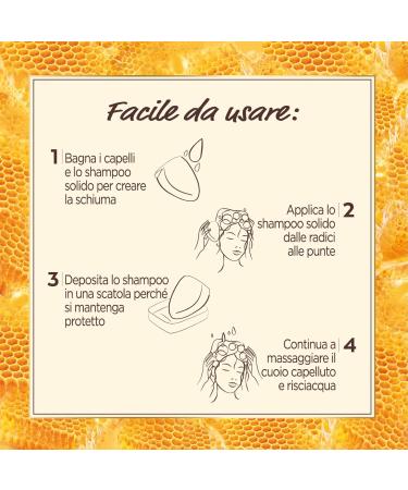  Garnier Garnier - Pack of 3 solid honey shampoos with naturally derived ingredients for brittle hair - 3 solid shampoos of 60g - Buy Online on GoSupps.com