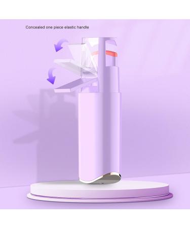 Heated Eyelash Curlers Electric Heated Eyelash Curler 8S Quick Heat Up Handheld Eyelash Heated Curler 3 Levels Temp Settings Eyelash Curler for Makeup Purple - Buy Online on GoSupps.com