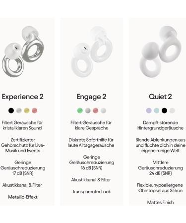 Loop Experience 2 Ear Plugs - Silver - Buy Online on GoSupps.com
