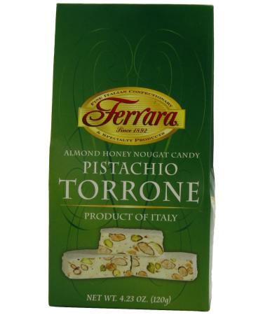 Ferrara Almond Honey Nougat with Pistachios Torrone Miniatures